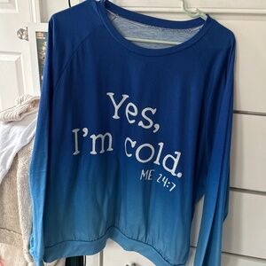 Thin sweatshirt